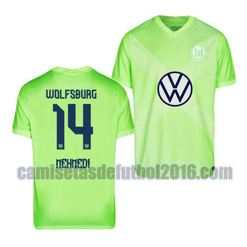 camiseta segunda vfl wolfsburg 2020-2021 admir mehmedi 14