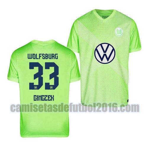 camiseta segunda vfl wolfsburg 2020-2021 daniel ginczek 33