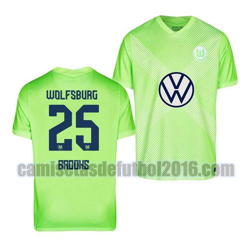 camiseta segunda vfl wolfsburg 2020-2021 john brooks 25