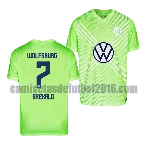 camiseta segunda vfl wolfsburg 2020-2021 josip brekalo 7