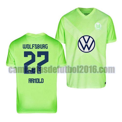 camiseta segunda vfl wolfsburg 2020-2021 maximilian arnold 27