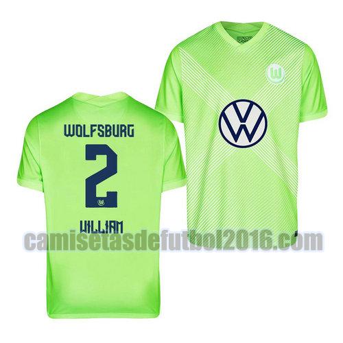 camiseta segunda vfl wolfsburg 2020-2021 william 2