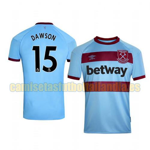 camiseta segunda west ham united 2020-2021 craig dawson 15