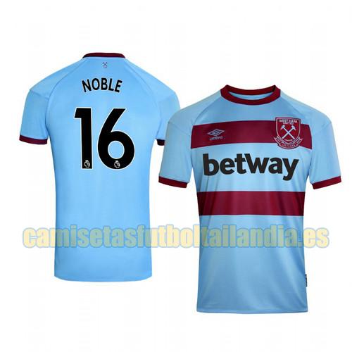 camiseta segunda west ham united 2020-2021 mark noble 16
