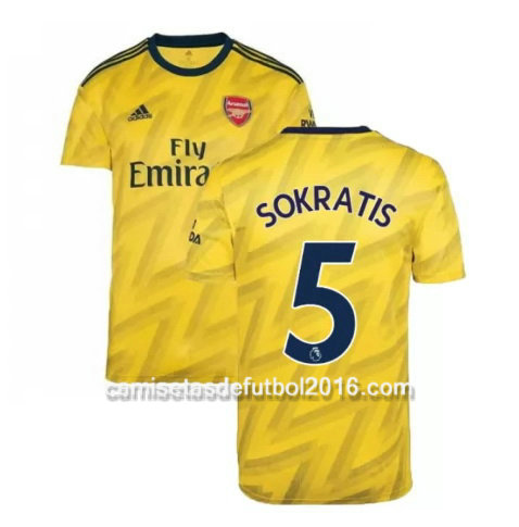 camiseta sokratis segunda equipacion Arsenal 2020