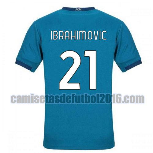 camiseta tercera ac milan 2020-2021 ibrahimovic 21