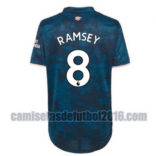 camiseta tercera arsenal 2020-2021 ramsey 8