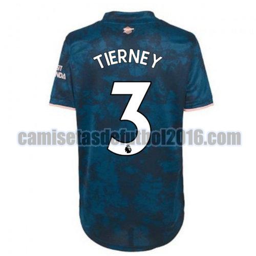 camiseta tercera arsenal 2020-2021 tierney 3