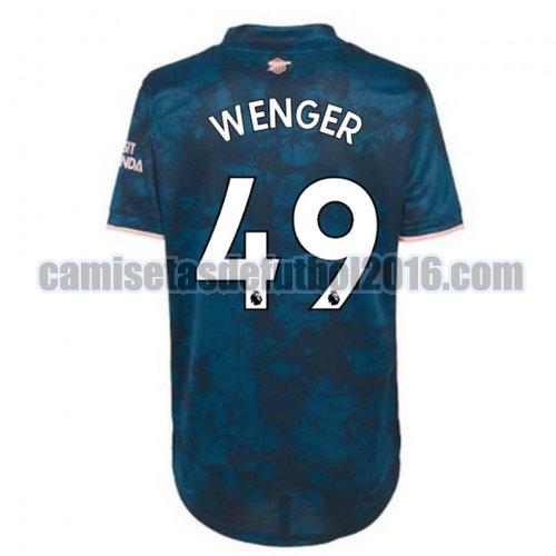 camiseta tercera arsenal 2020-2021 wenger 49