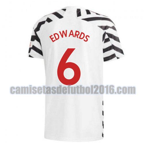 camiseta tercera manchester united 2020-2021 edwards 6
