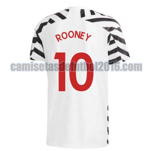 camiseta tercera manchester united 2020-2021 rooney 10
