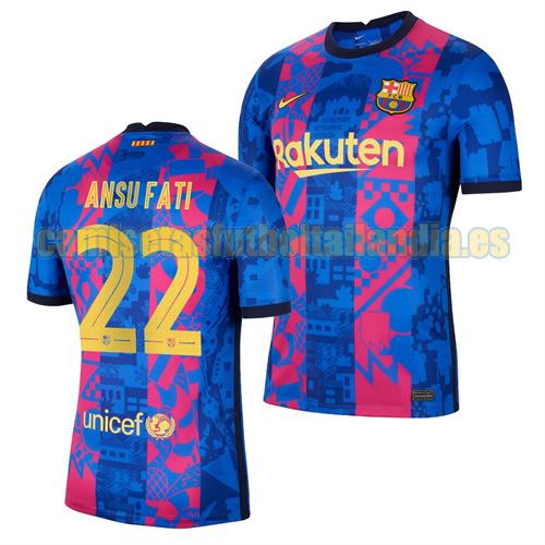 camiseta tercera barcelona 2021-2022 ansu fati 22