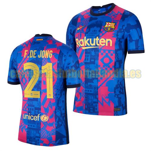 camiseta tercera barcelona 2021-2022 frenkie de jong 21