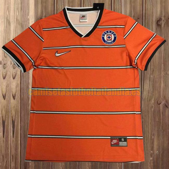 camiseta tercera cruz azul 1997 naranja
