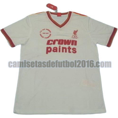 camiseta tercera equipacion liverpool 1985-1986