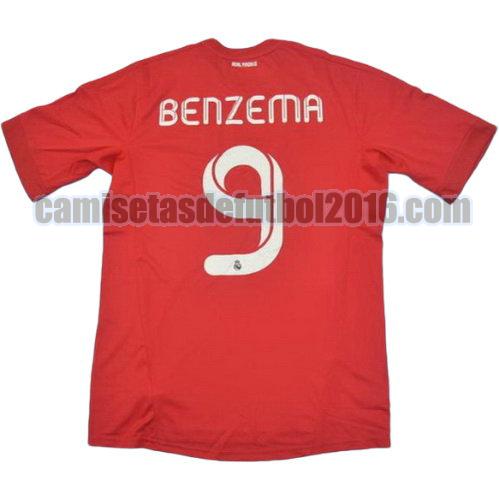 camiseta tercera equipacion real madrid 2011-2012 benzema 9