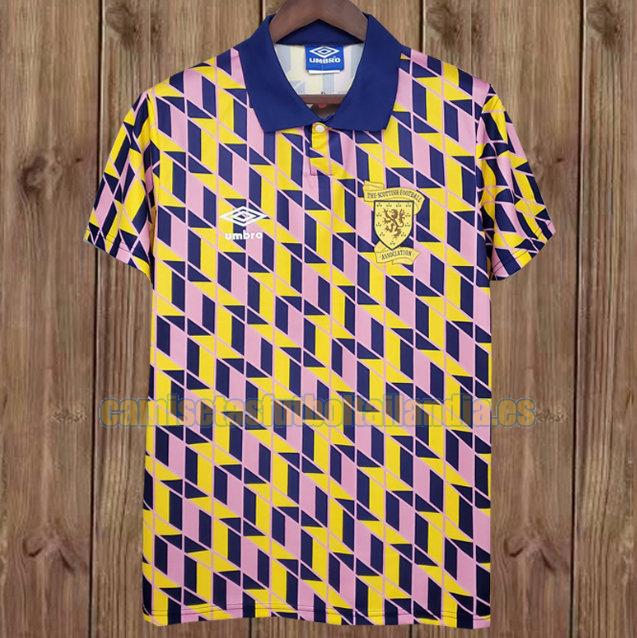 camiseta tercera escocia 1988-1989 púrpura