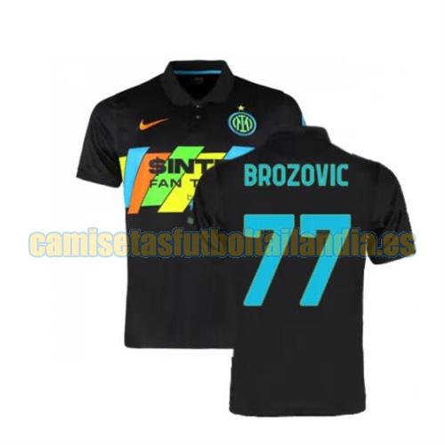 camiseta tercera inter milan 2021-2022 brozovic 77