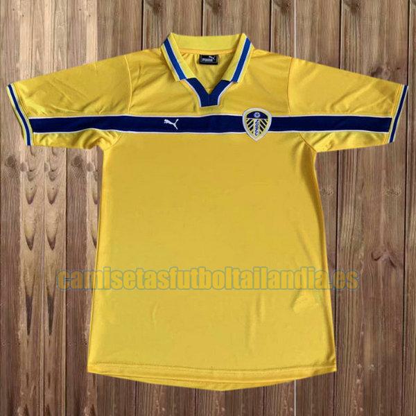 camiseta tercera leeds united 1999-2000 amarillo