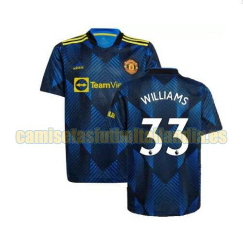 camiseta tercera manchester united 2021-2022 williams 33