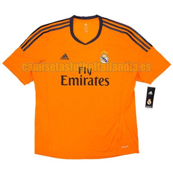 camiseta tercera real madrid 2013-2014 naranja