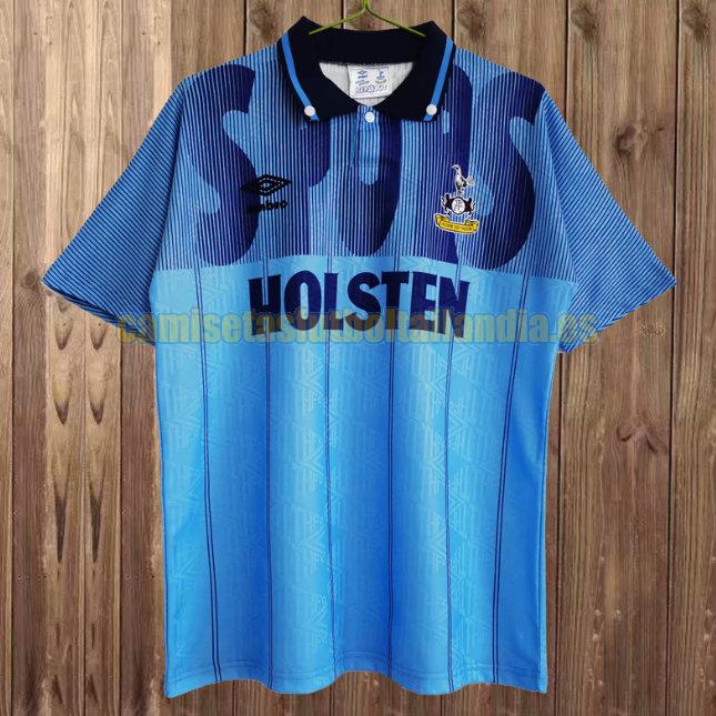 camiseta tercera tottenham hotspur 1991-1994 azul