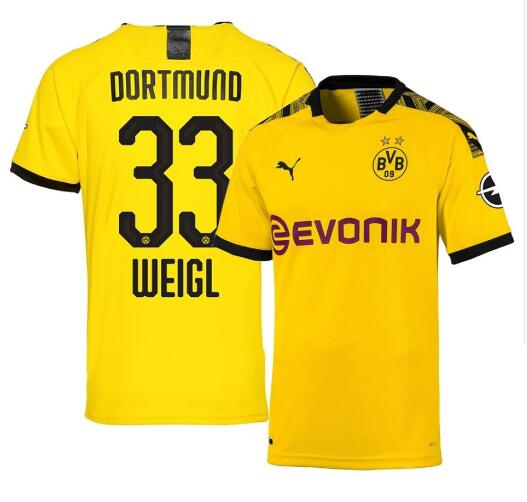 camiseta weigl Dortmund primera equipacion 2020