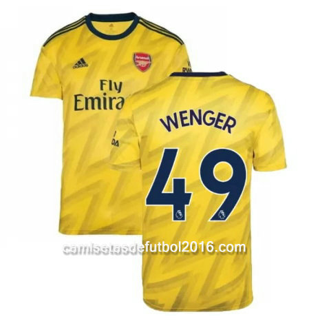 camiseta wenger segunda equipacion Arsenal 2020