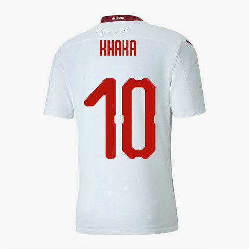 camiseta xhaka 10 segunda equipacion Serbia 2020-2021