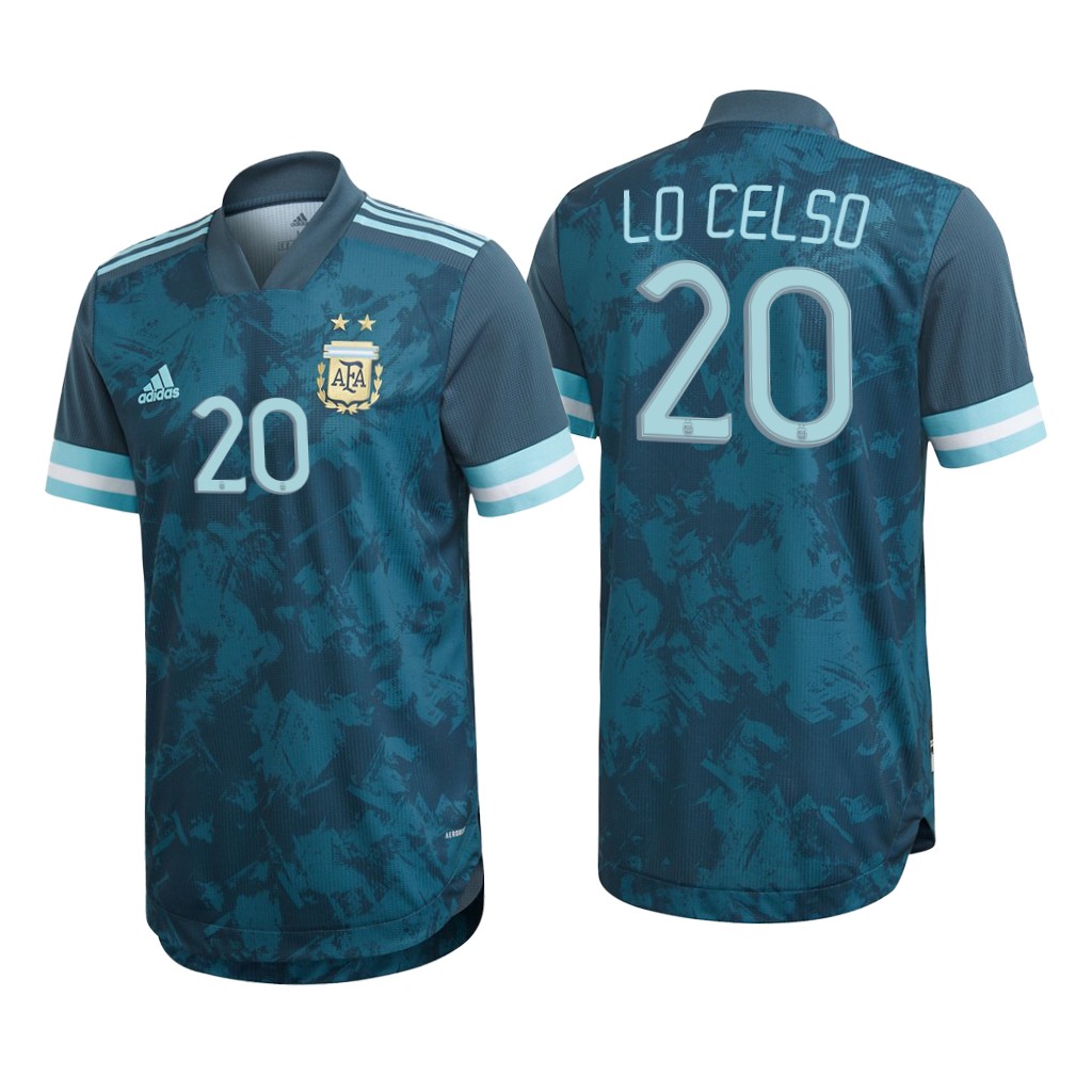 camisetas giovani lo celso argentina 2021 segunda equipacion