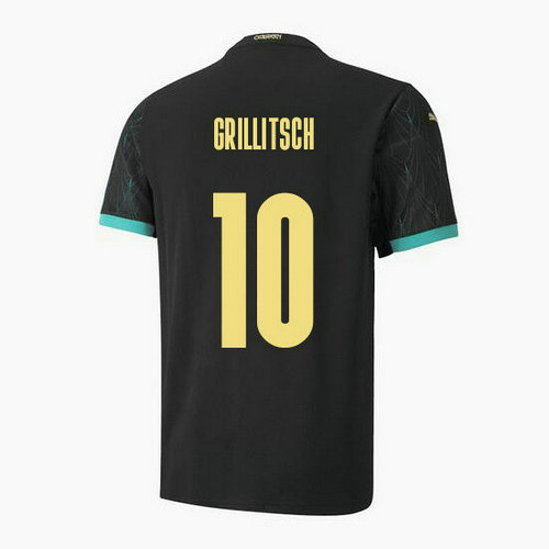 camisetas Grillitsch 10 Austria 2020-2021 segunda equipacion