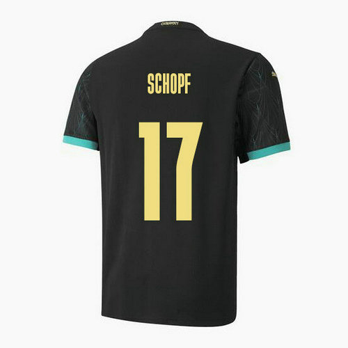 camisetas Schopf 17 Austria 2020-2021 segunda equipacion