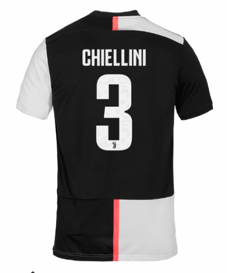 camiseta primera equipacion de chiellini Juventus 2020