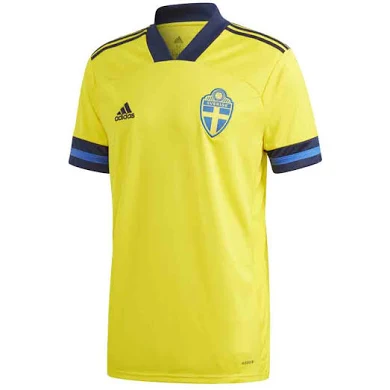 camiseta primera equipacion de Suecia 2020