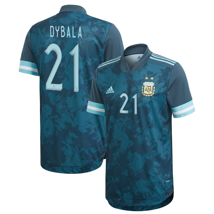 camisetas Paulo Dybala argentina 2021 segunda equipacion