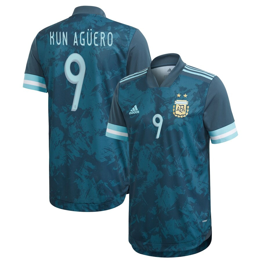 camisetas Sergio Aguero argentina 2021 segunda equipacion