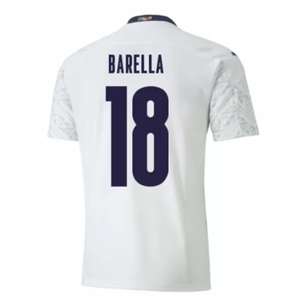 camiseta segunda equipacion barella Italia 2020