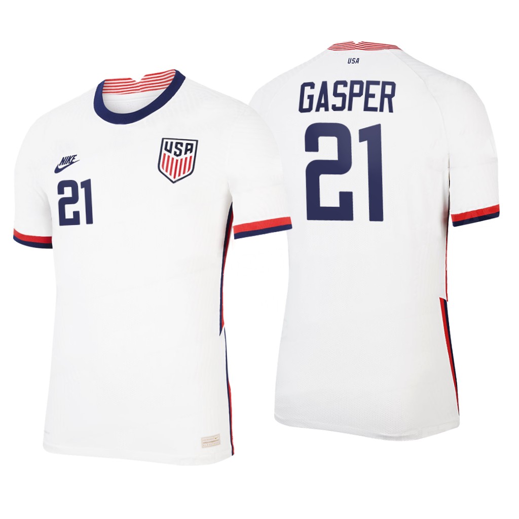 camiseta futbol Estados Unidos chase gasper 2020-2021 primera equipacion