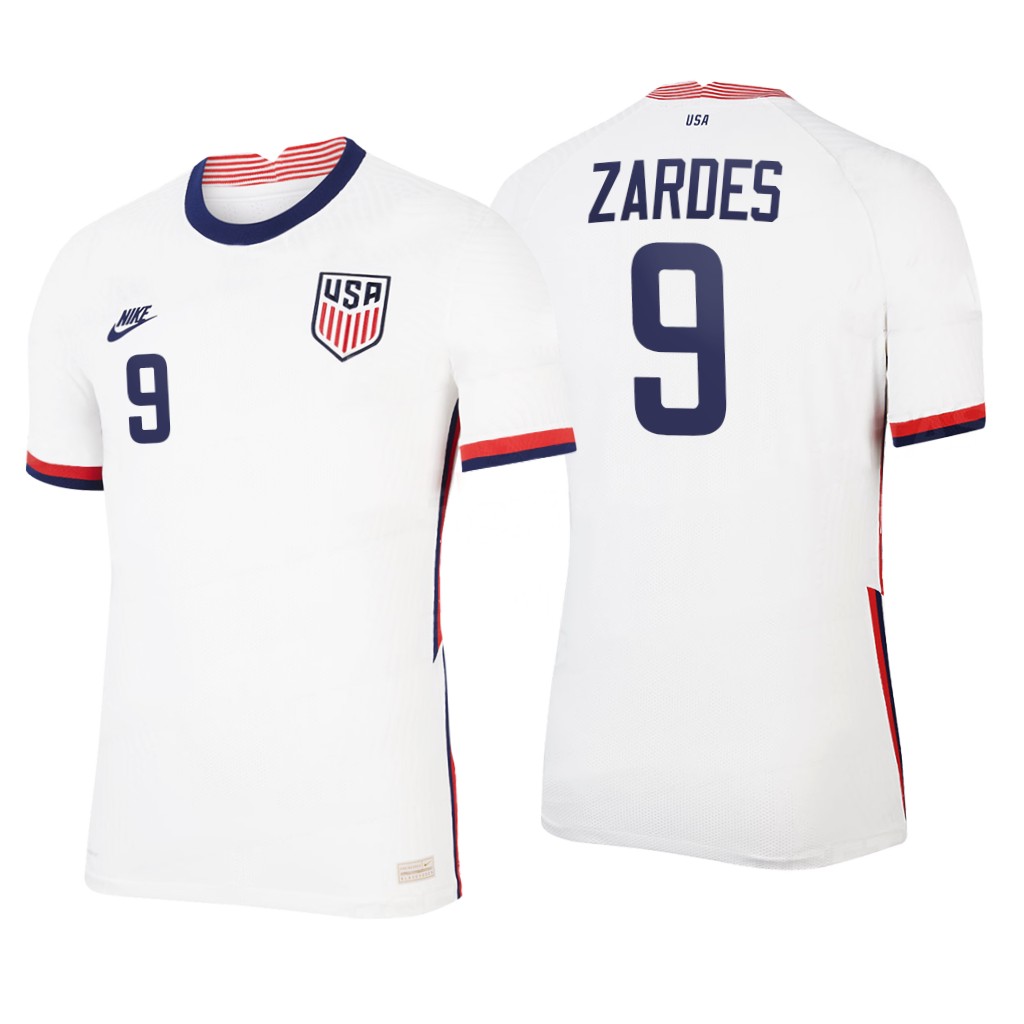 camiseta futbol Estados Unidos gyasi zardes 2020-2021 primera equipacion