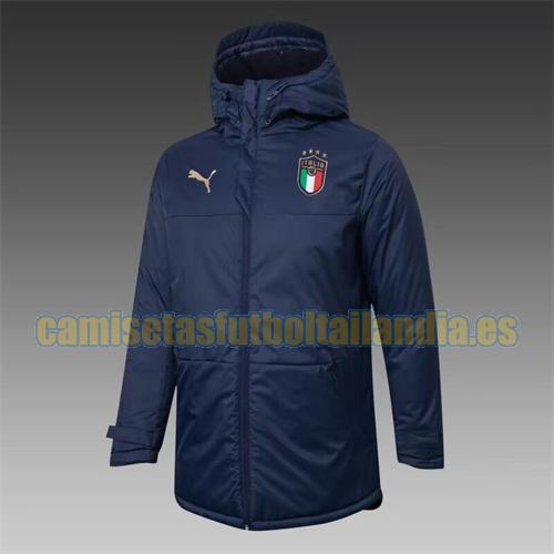 chaqueta barata de la chaqueta del paño grueso y suave del algodón puma italia 2021-2022 azul marino encapuchado