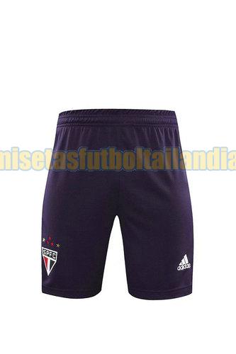 pantalones cortos portero sao paulo 2020-2021 púrpura