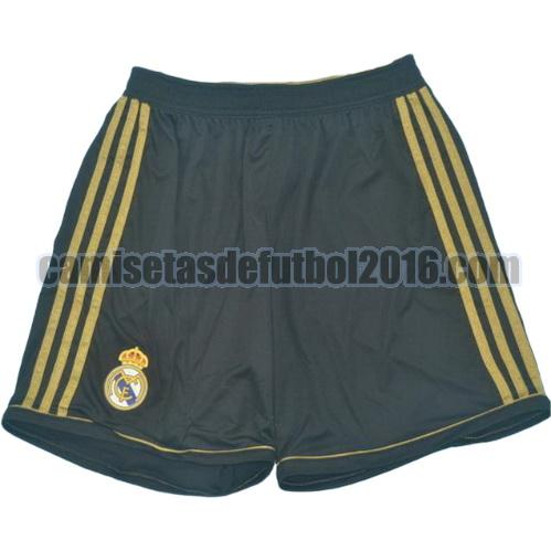 pantalones cortos segunda equipacion real madrid 2011-2012