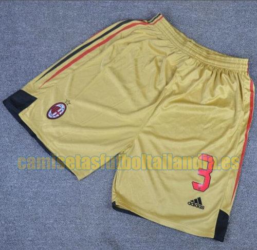 pantalones cortos tercera ac milan 2004-2005 amarillo